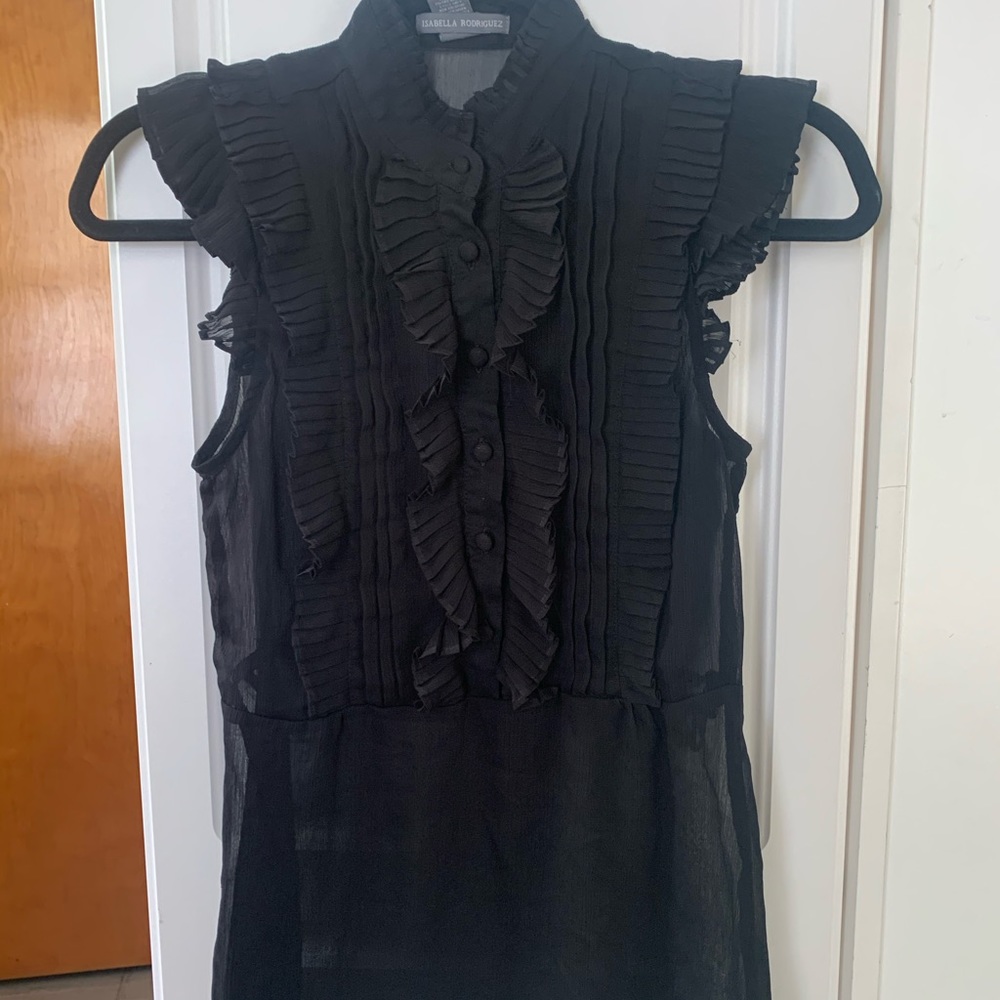 Vintage ISABELLA RODRIQUEZ Sm Black Top
